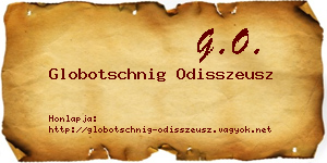 Globotschnig Odisszeusz névjegykártya